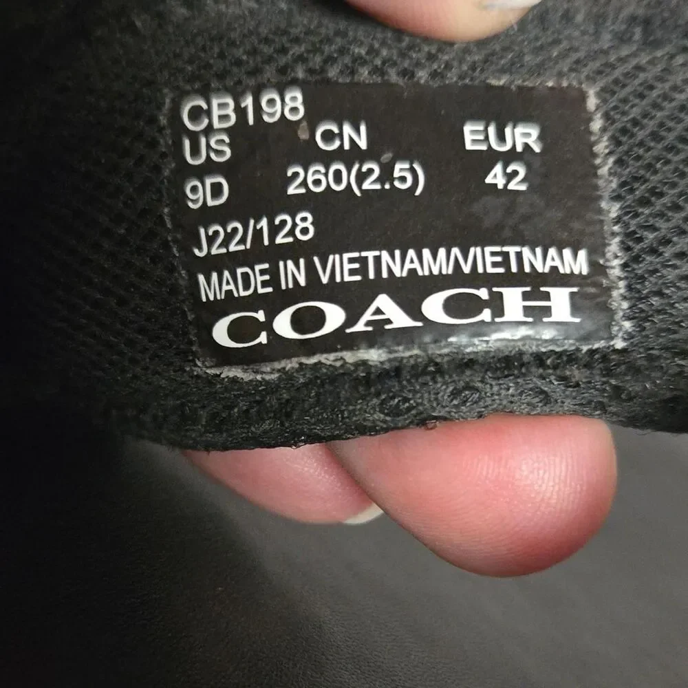 Coach Men's Black Flipflops